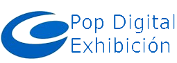Logo pop digital exhibición troqueles gio